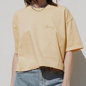 brandy melville honey shirt
